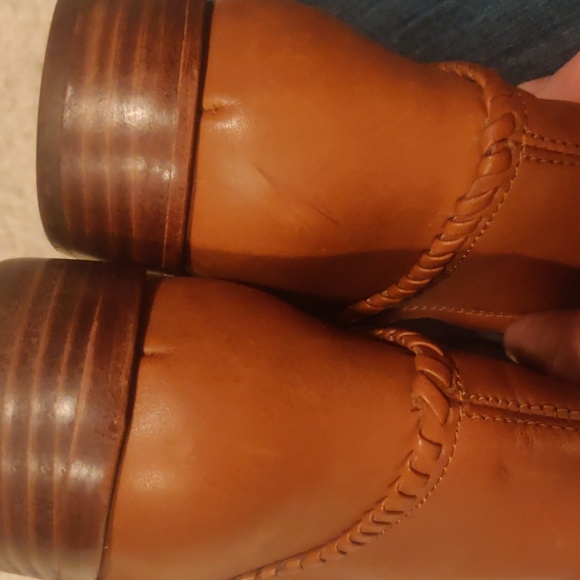 UGG Gracen Whipstitch M Brown Leather Knee High Tall Riding Boot Size 7 Women - Picture 14 of 14